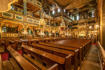 Swidnica, Poland - finished in 1656 and a Unesco World Heritage Site, the Church of Peace in Swidnica is a wooden masterpiece. Here in particular the interiors