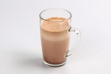 Hot sweet and tasty chocolate drink