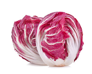 Obraz premium Radicchio, red salad isolated on white background