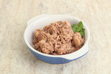 Canned tuna fish for salad