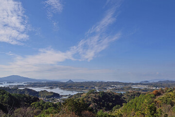 維和桜・花公園からのドローン空撮