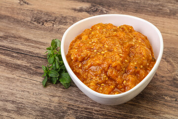 Caucasian cuisine - Mangal salad with vegetables
