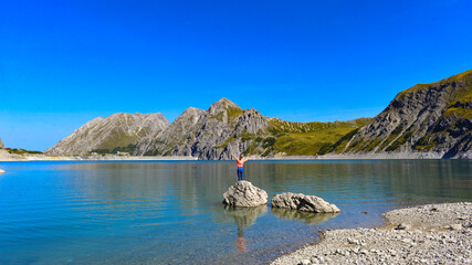 Lünerseeufer Vandans/Vorarlberg-Österreich
