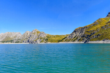 Obraz premium Lünerseeufer Vandans/Vorarlberg-Österreich