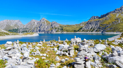 Lünersee in Vandans/Vorarlberg-Österreich