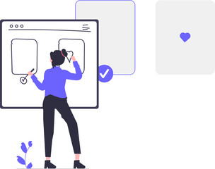 person pushing a button