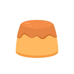 Pudding vector. symbol. pudding logo design.