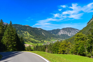 Brand im Brandnertal in Vorarlberg/Österreich