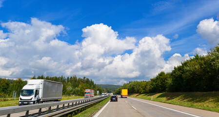 A7 N&auml;he Ellwangen (Richtung W&uuml;rzburg)