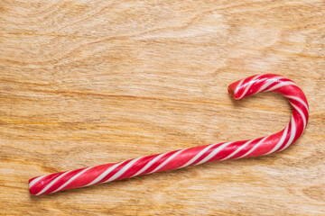 candy lollipop cane on the table
