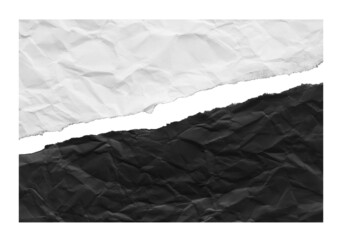 torn paper on white background this has clipping path.