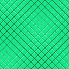 simple vector pixel art seamless pattern of minimalistic green rhomboid tile grid with glare