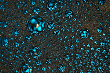 Abstract background. Spherical elements. Fantastic background.