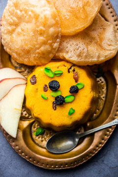 Halwa Puri Or Sheera Poori