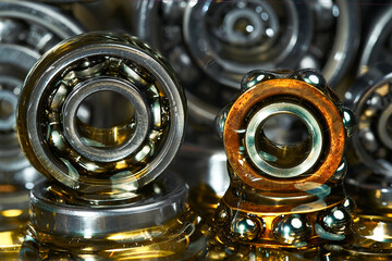 Lubricating oil. Ball bearing.