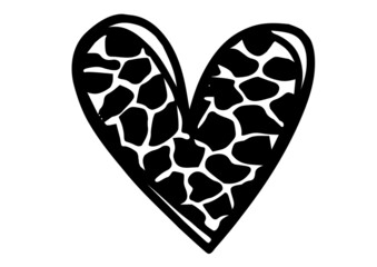 heart shape made of stones