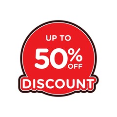 Special offers up to 50 percent off, banner templates, special offer sales promotions. vector template illustration