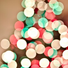 Abstract bokeh lights background