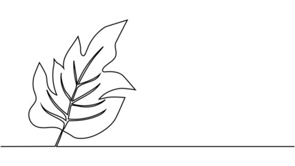 Single continuous line art growing sprout. Plant leaves seed grow soil seedling eco natural farm concept design