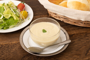 えだ豆の冷静スープ