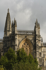 Fototapeta na wymiar the Church of Santa Maria da Vitória in the Batalha Monastery in Batalha, Portugal
