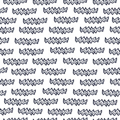 Abstract doodle seamless pattern background Mouth lips logo icon sign Hand drawn Cartoon design Modern halloween style Fashion print clothes apparel greeting invitation card cover ad poster banner ad
