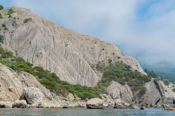 Beautiful view of the top of the mountain