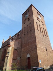 Saint-Georgen-Church in Waren, Mecklenburg-Western Pomerania, Germany