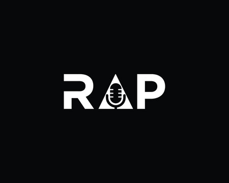 RAP Logo Design | Creative Minimal RAP Logo Design | Unique RAP Music Logo