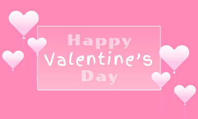 Fototapeta na wymiar valentine greeting card with hearts