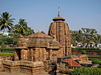 Dated back 10th Century AD, unique carved Mukteshwar temples con