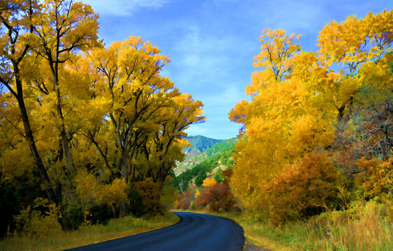 Autumn colors in New Mexico