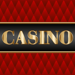 VIP golden luxury pattern card black and gold casino on red