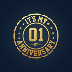 It's my 1st Anniversary, 1st Wedding Anniversary celebration