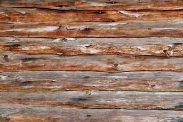 Fototapeta premium background, texture shield made of a semicircular badly smoked wood 