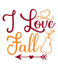 Fall Svg Bundle, Fall Quote Svg Eps Dxf Png PDF Cutting Files For Silhouette Cameo Cricut, Autumn Svg , Pumpkin Spice SVG, Thankful Svg