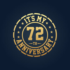 It's my 72nd Anniversary, 72nd Wedding Anniversary celebration