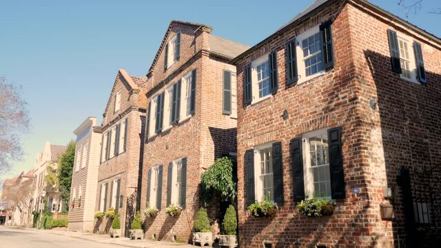 Old historical homes in Charleston