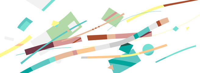 Flusso di elementi di varie forme  © Hurca!