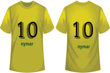 t shirt isolated on white