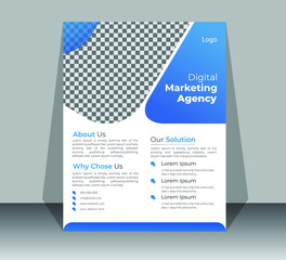 modern business flyer template