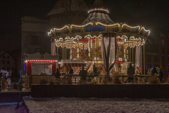 carousel in the Gdańsk