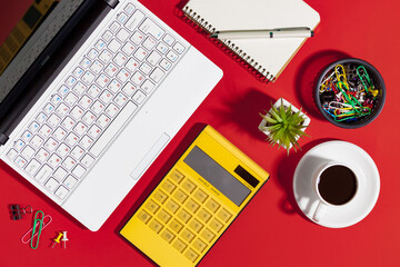 Items for accounting in the office © vizafoto