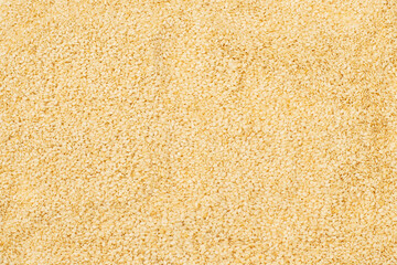 Sesame seeds as a background.