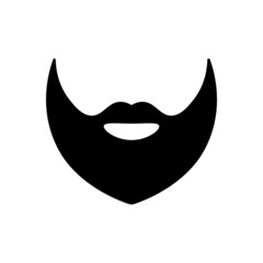 Lumberjack, brutal man beard icon