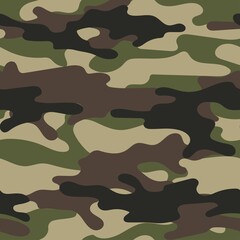 green modern military vector camouflage print, seamless pattern for clothing headband or print. camouflage from pols								