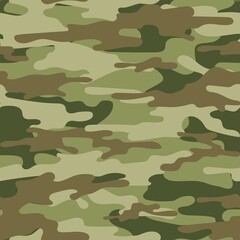 Fototapeta premium modern army vector camouflage print, seamless pattern for clothing headband or print. 