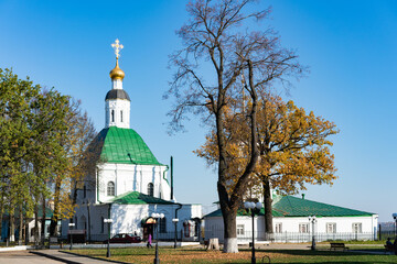 Fototapeta na wymiar Architecture of the city of Vladimir, part of the Golden Ring, Russia.