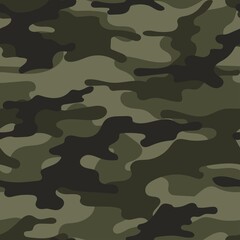 army camouflage. vector print for clothes or print. seamless pattern	