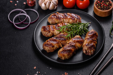 A delicious dish of pork mince wrapped with delicious pieces of bacon